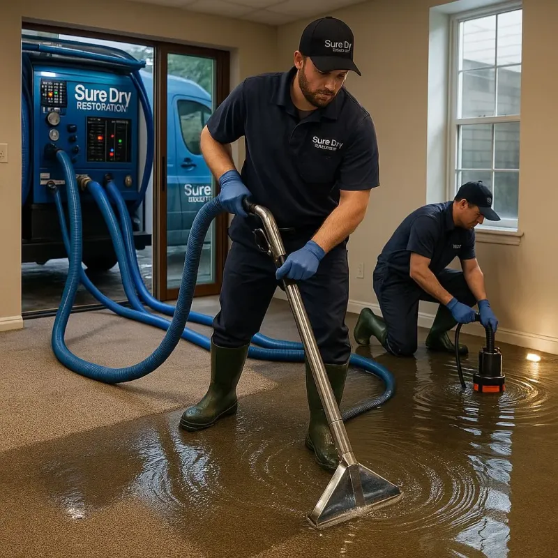 Water Extraction and Removal process in De Forest, WI